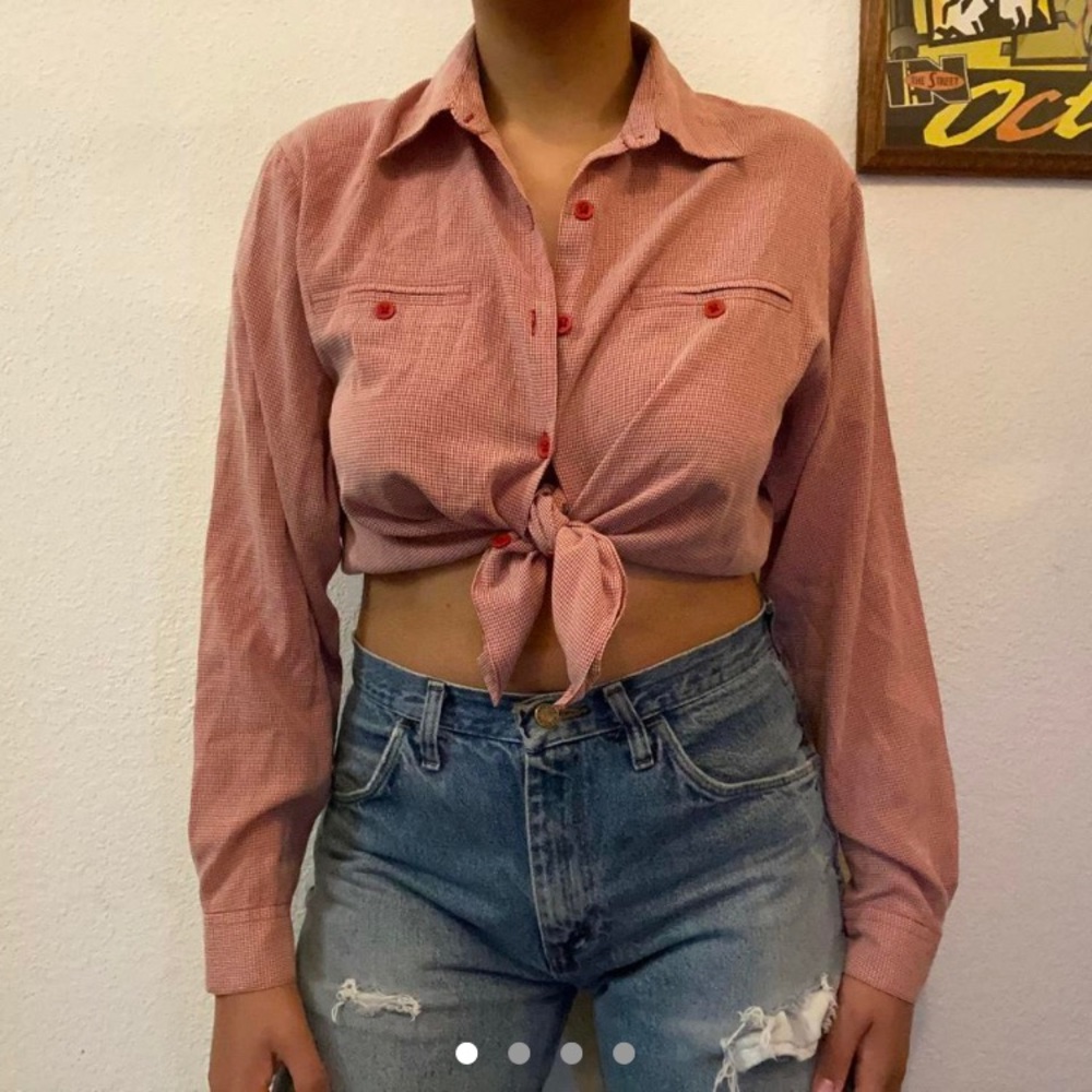 🌸 Gingham Picnic Button Down